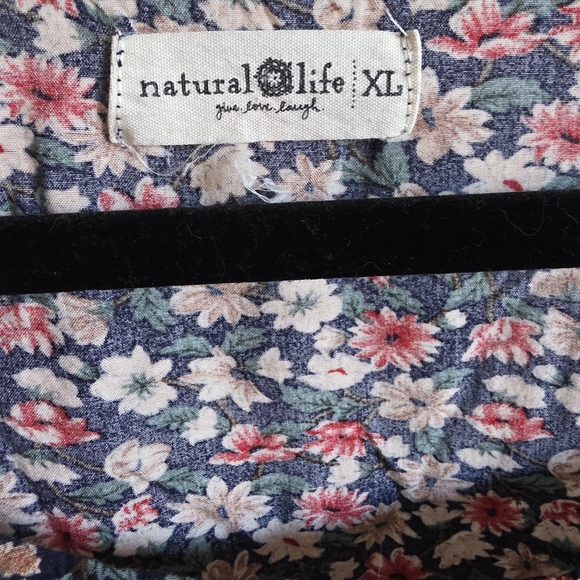NATURAL LIFE Floral Patchwork Maxi Dress - Picture 3 of 3